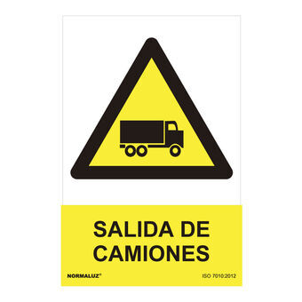 Bord Normaluz Salida de Camiones PVC (30 x 40 cm)