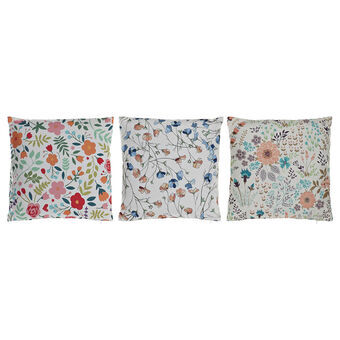 Kussen DKD Home Decor Polyester Linnen Multicolour Shabby Chic (45 x 10 x 45 cm) (3) (3 Stuks)