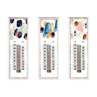 Omgevingsthermometer DKD Home Decor Metaal (11 x 1 x 31 cm) (3 pcs)
