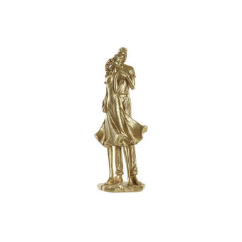 Decoratieve figuren DKD Home Decor Gouden Hars (15,3 x 10 x 38 cm)