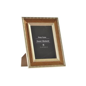 Fotolijsten DKD Home Decor Kristal Gouden Hout MDF (24 x 2,2 x 29 cm)