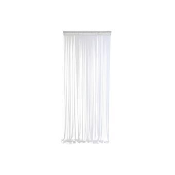 Gordijn DKD Home Decor Polyester Katoen Wit Crème (90 x 0,2 x 240 cm)