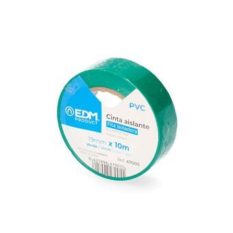 Isolatietape EDM Groen PVC (10 m x 19 mm)