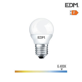 Ledlamp EDM 7 W E27 F 600 lm (4,5 x 8,2 cm) (6400K)