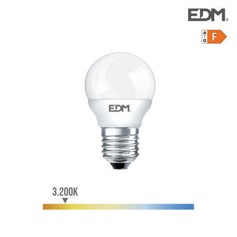 Ledlamp EDM 7 W E27 F 600 lm (4,5 x 8,2 cm) (3200 K)