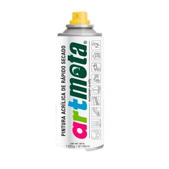 Sprayverf Mota LA04 RAL 9003 Glanzend 216 ml Wit