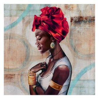 Canvas Afrikaanse 60 x 2,5 x 60 cm