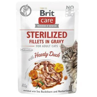 Kattenvoer Brit Sterilized Eend 85 g