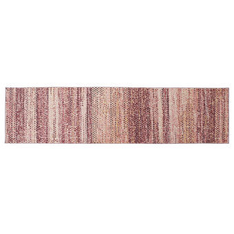 Vloerkleed DKD Home Decor Roze Polyester (60 x 240 x 0,7 cm)