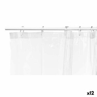 Douchegordijn Transparant Polyethyleen EVA 180 x 180 cm (12 Stuks)