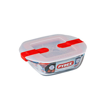 Lunchbox Pyrex COOK & HEAT Transparant Glas - 0,35 l