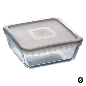 Ingeblikte lunchbox Pyrex C&F Transparant borosilicaatglas