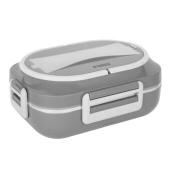 Lunchbox N\'oveen LB540 Donker grijs Roestvrij staal 1 L 24 x 11 x 18,5 cm
