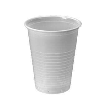 Set of reusable cups Algon Wit 220 ml (50 Stuks)