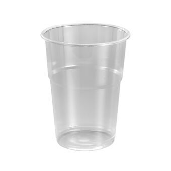 Set of reusable cups Algon Transparant 1 L (25 Stuks)