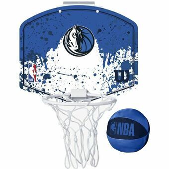 Basketbalbasket Wilson Dallas Mavericks Mini Blauw
