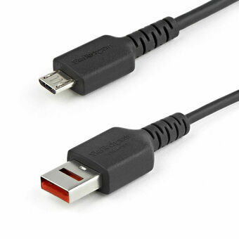 USB-kabel Startech USBSCHAU1M 1 m Zwart