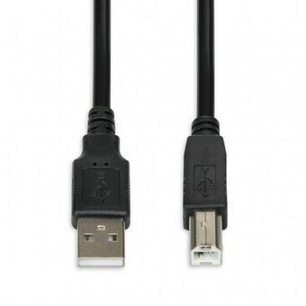 Kabel USB A naar USB B Ibox IKU2D Zwart 1,8 m