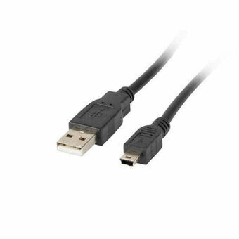 Kabel USB naar Mini USB Lanberg CA-USBK-10CC-0018-BK Zwart 1,8 m