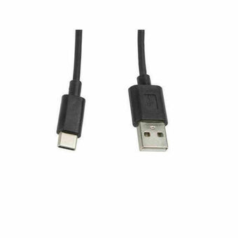 Kabel USB naar 2.0 naar USB C Lanberg CA-USBO-10CC-0010-BK Zwart Multicolour 1 m