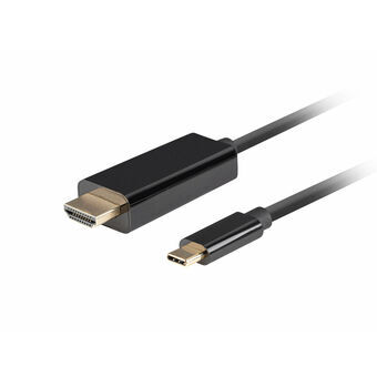 Kabel USB C naar HDMI Lanberg CA-CMHD-10CU-0005-BK Zwart 50 cm