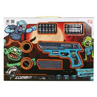 Playset Zombie Shot Pistool met pijltjes Blauw (43 x 30 cm)
