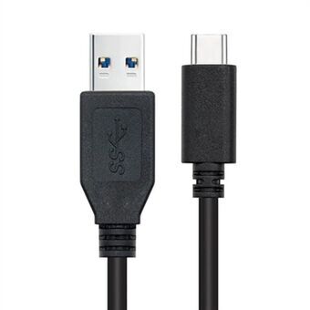 Kabel USB A naar USB C NANOCABLE 10.01.4002 2 m Zwart