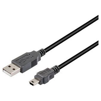 Kabel USB naar Mini USB TM Electron Zwart