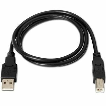 Kabel USB 2.0a naar USB B Aisens A101-0007 Zwart 3 m