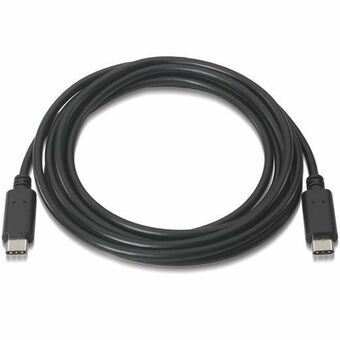Kabel USB-C naar USB Aisens A107-0056 Zwart 1 m