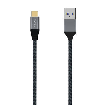 Kabel USB A naar USB C Aisens A107-0632 1,5 m Grijs