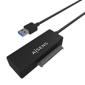 USB-naar-SATA-adapter voor Harde Schijf Aisens ASE-35A01B Zwart