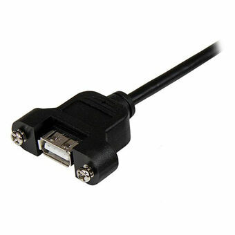 USB-kabel USB M Startech USBPNLAFAM1 Zwart 30 cm