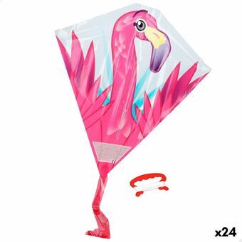 Komeet Eolo Ready to fly Roze flamingo 59 x 55 cm 24 Stuks