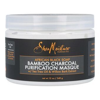 Haarmasker African Black Soap Bamboo Charcoal Shea Moisture (340 g)