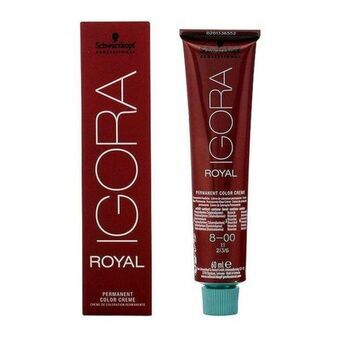 Permanente kleur Igora Royal Schwarzkopf 8-00 (60 ml)
