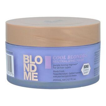Haarmasker Blondme Cool Blondes Schwarzkopf (200 ml)