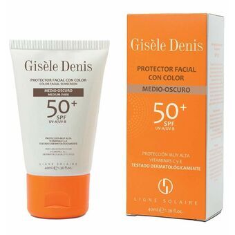 Zonbescherming met kleur Gisèle Denis SPF 50+ Medium Dark (40 ml)