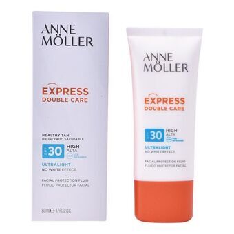 Zonnebrandcrème voor het gezicht Express Double Care Anne Möller SPF 30 (50 ml)