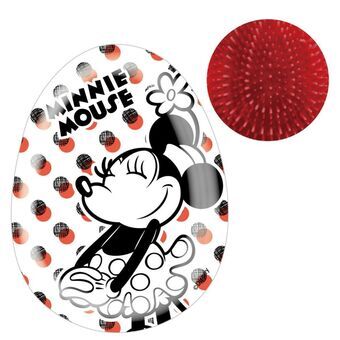 Ontwar Haarborstel Disney   Wit Minnie Mouse 7 x 9 x 4 cm