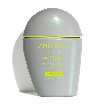 Zonnebrandcrème met Kleur Shiseido WetForce Quick Dry Sports Light SPF50+ Lichte Huidskleur Spf 50 Light (30 ml)