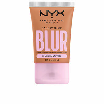 Crème Make-up Basis NYX Bare With Me Blur Nº 14 Medium tan 30 ml