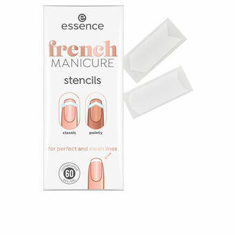 Kit voor Franse manicure Essence   Sjablonen 60 Onderdelen