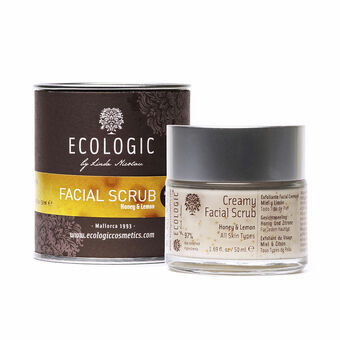 Gezicht Exfoliator Ecologic Cosmetics Honey & Lemon 50 ml