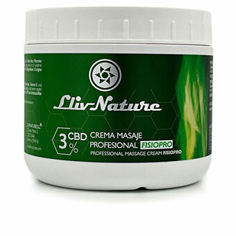 Massage Crème Lliv Nature Fisiopro CBD 500 ml