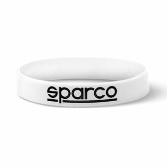 Armband Sparco Wit Siliconen 9 cm (Één maat) (10 Stuks)