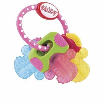 Bijtring voor baby Nûby Multicolored Keys