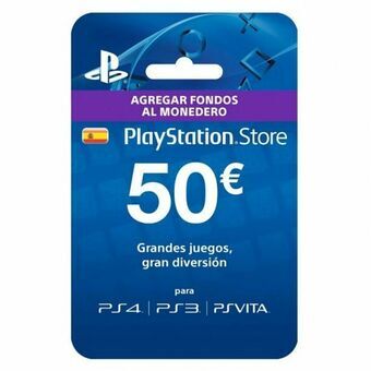 Felicitatiekaart Sony PlayStation Network Card (50 Euro)