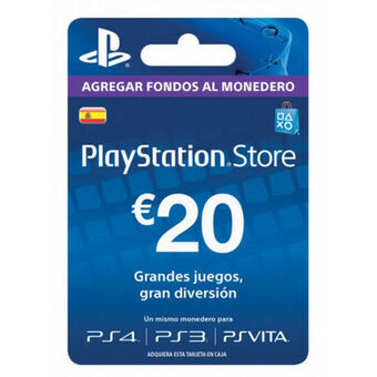 Felicitatiekaart Sony PlayStation Network Card (20 Euro)