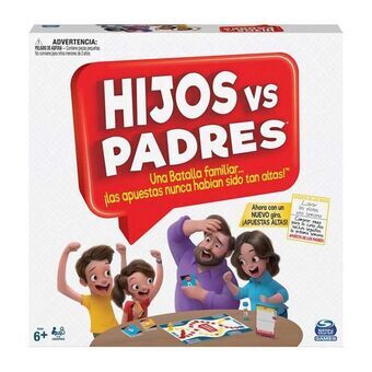 Bordspel Spin Master Hijos vs Padres 206 Onderdelen 26,99 x 26,99 x 5,4 cm